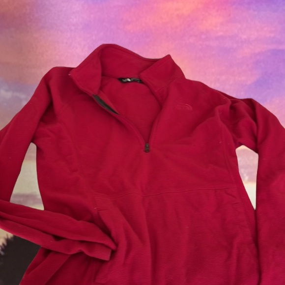 The North Face Jackets & Blazers - The North Face Red Fleece Pullover M